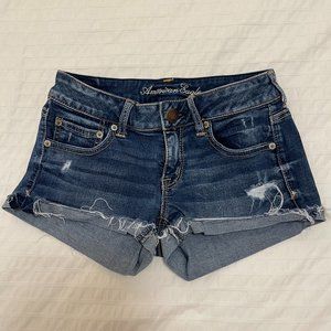 American Eagle Shortie Jean Shorts